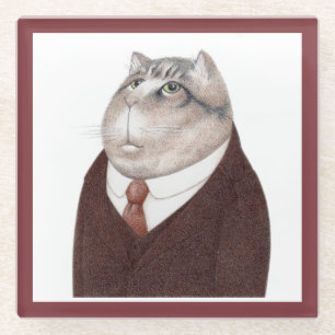 VALET CAT Glas Drink Onderschepper Glazen Onderzetter