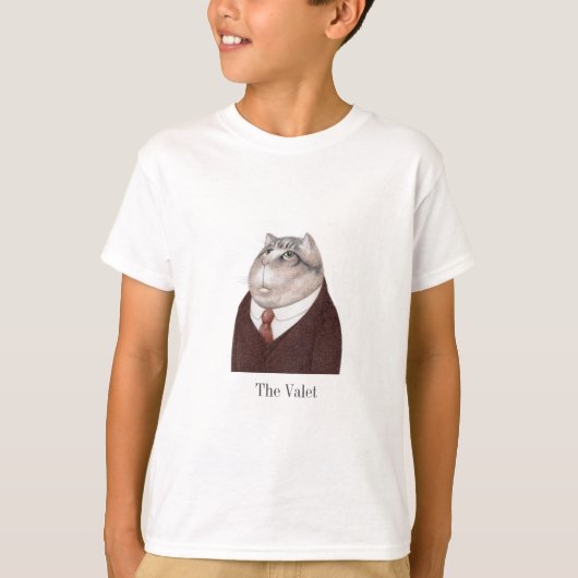 VALET CAT Jongens Basis T-shirt (Voorkant)