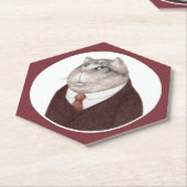 VALET CAT Pointy Hexagon Papier Onderzetters (Schuin)