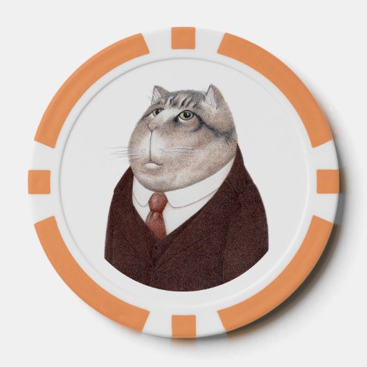VALET CAT Poker Chips (Voorkant)