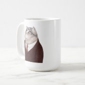 VALET CAT Tall White Mok (Voorkant links)