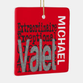 Valet Extraordinaire CUSTOM Keramisch Ornament (Rechts)