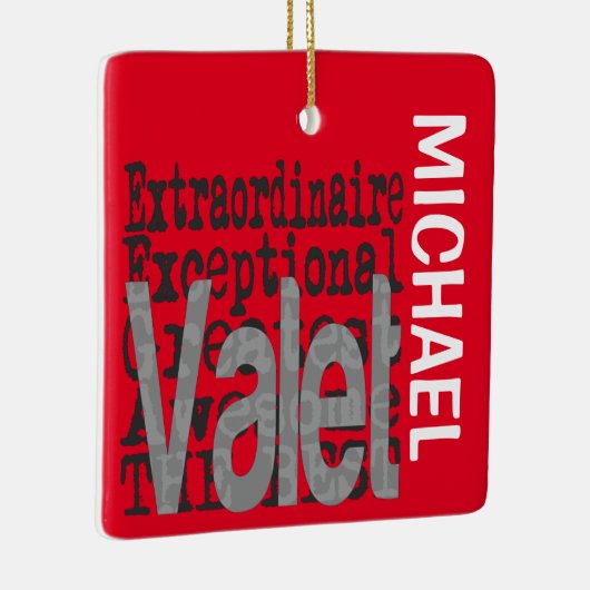 Valet Extraordinaire CUSTOM Keramisch Ornament (Rechts)