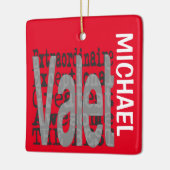 Valet Extraordinaire CUSTOM Keramisch Ornament (Links)