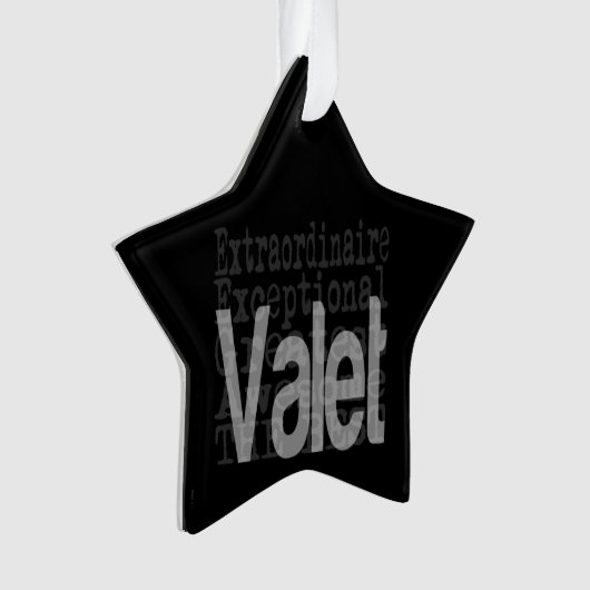 Valet Extraordinaire Ornament (voorkant)