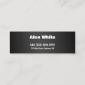 valet mini visitekaartje (Achterkant)