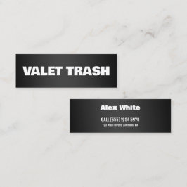 valet mini visitekaartje