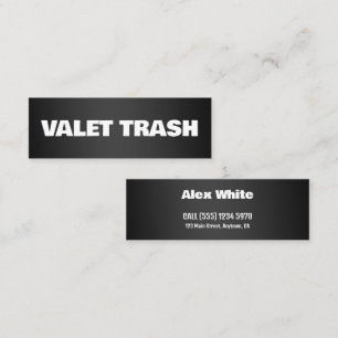valet mini visitekaartje