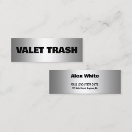 valet mini visitekaartje