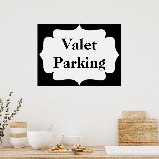 Valet Parking Poster (Keuken)