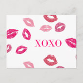 Valetines Day Kaart "XOXO" (Voorkant)