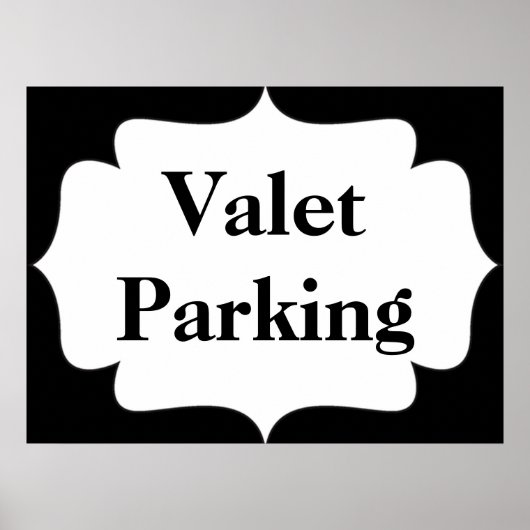 Valetparkeren Poster (Voorkant)