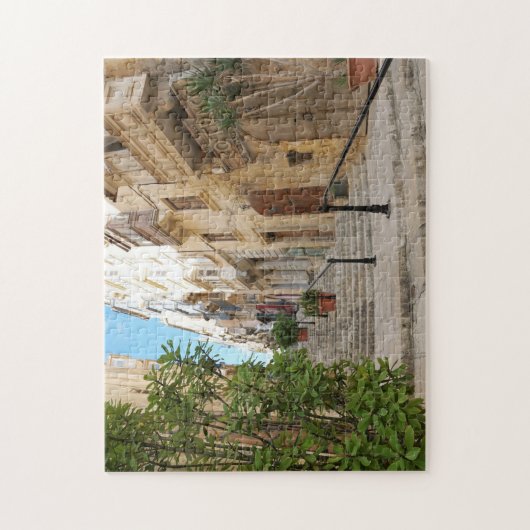 Valetta Straatbeeld Malta. Legpuzzel (Verticaal)