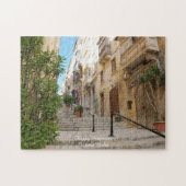 Valetta Streetscape Malta. Jigzaag Puzzle Legpuzzel (Horizontaal)