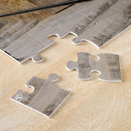 Valetta Streetscape Malta. Jigzaag Puzzle Legpuzzel (Zijkant)