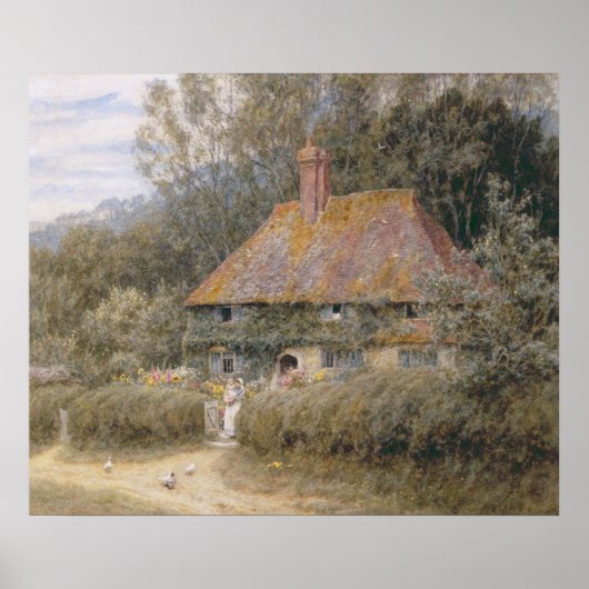 Valewood Boerderij onder Blackwood, Surrey Poster (Voorkant)