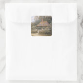 Valewood Boerderij onder Blackwood, Surrey Vierkante Sticker (Tas)