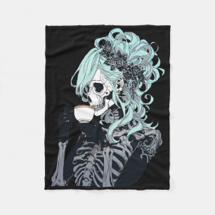 Valgory  Gothic Plague Doctor Graves Hallow Fleece Deken