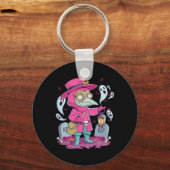 Valgory Gothic Plague Doctor Graves Hallow Sleutelhanger (Voorkant)