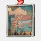 Valhalla Art Tuscan Pastels Stars Mystical Mermaid Metalen Ornament (Links)