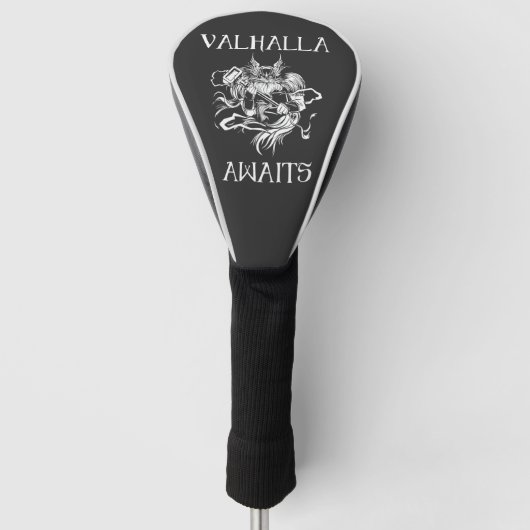 Valhalla Awaits Golfheadcover (Voorkant)