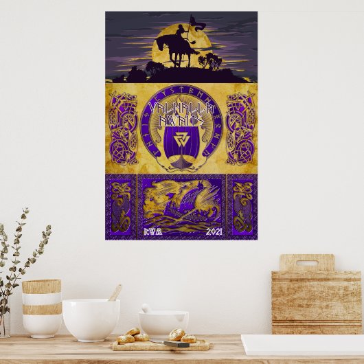 Valhalla Awaits Poster (Keuken)