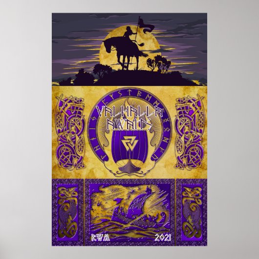 Valhalla Awaits Poster (Voorkant)