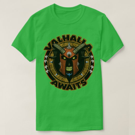 Valhalla awaits t-shirt (Design voorkant)