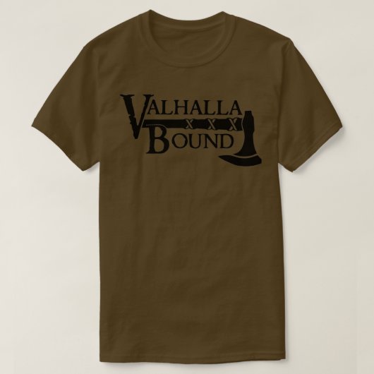 Valhalla Bound Viking Ax 2 T-shirt (Design voorkant)