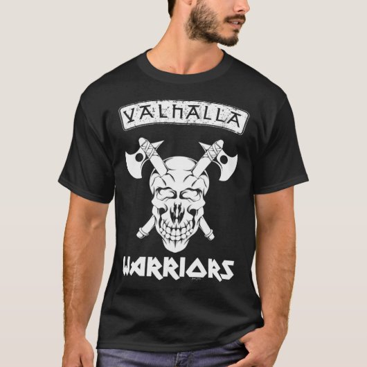 Valhalla Dolzinnig Odin Thor Krijgers Ragnar Vikin T-shirt (Voorkant)