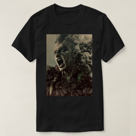 valhalla-krijgervrouw t-shirt (Design voorkant)