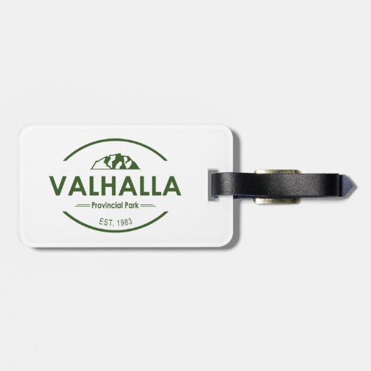 Valhalla Provincial Park Bagagelabel (Achterkant horizontaal)
