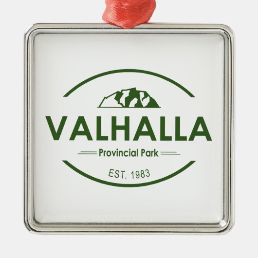 Valhalla Provincial Park Metalen Ornament (Voorkant)