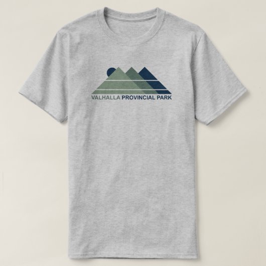 Valhalla Provincial Park Mountain Sun T-shirt (Design voorkant)