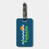 Valhalla Provincial Park Retro Bagagelabel (Achterkant verticaal)