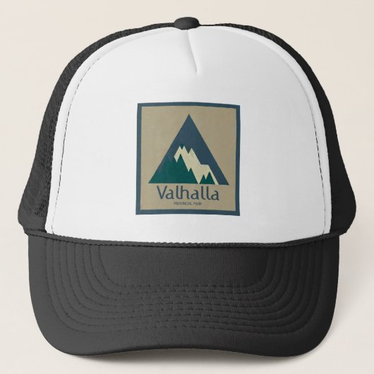 Valhalla Provincial Park Rustic Trucker Pet (Voorkant)