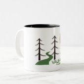 Valhalla Provincial Park Trail Tweekleurige Koffiemok (Voorkant links)