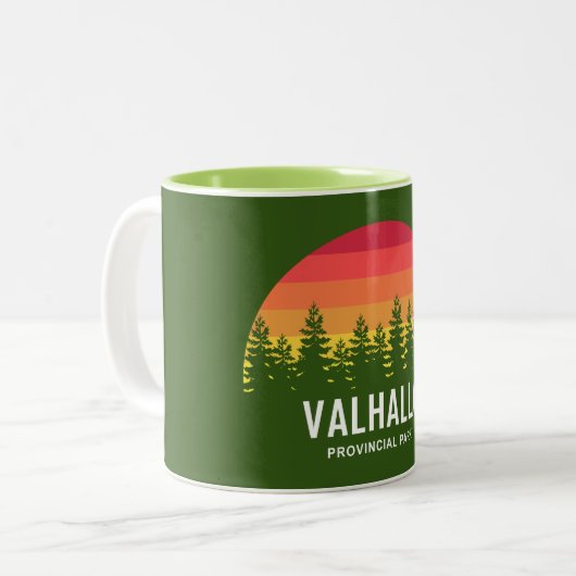 Valhalla Provincial Park Tweekleurige Koffiemok (Voorkant links)