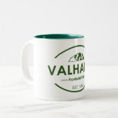 Valhalla Provincial Park Tweekleurige Koffiemok (Voorkant links)