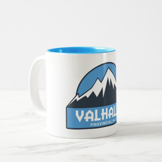 Valhalla Provincial Park Tweekleurige Koffiemok (Voorkant links)