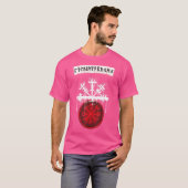 Valhalla runt Warriors Berserker Vikings Odin Rag T-shirt (Voorkant volledig)