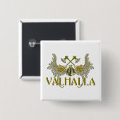 Valhalla Vierkante Button 5,1 Cm (Voorkant /achterkant)