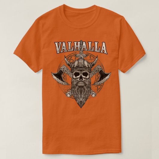 Valhalla Viking Noors 3 T-shirt (Design voorkant)