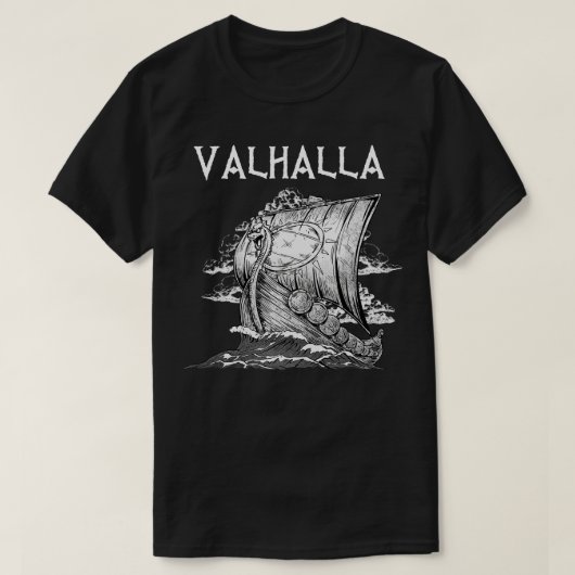 Valhalla Viking Noors 4 T-shirt (Design voorkant)