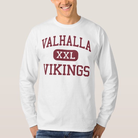 Valhalla - Vikings - Middle - Valhalla New York T-shirt (Voorkant)
