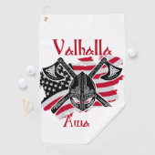 Valhalla wacht - Amerikaanse vlag Golfhanddoek (Insitu)