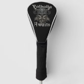 Valhalla wacht - schedel golfheadcover (Voorkant)
