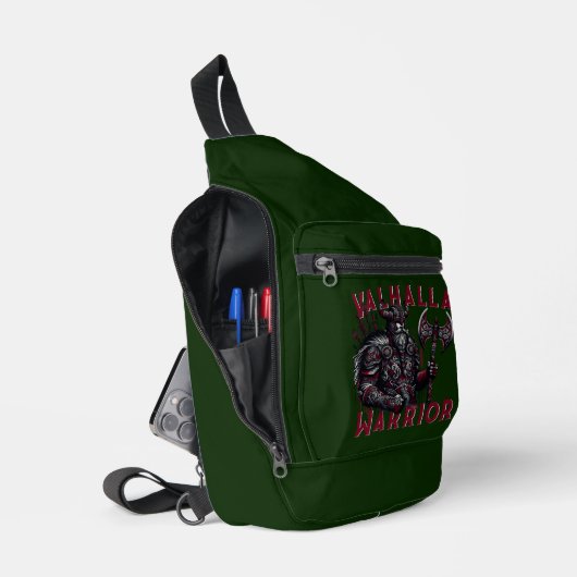 Valhalla Warrior Schoudertas Sling Bag (Open)