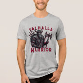 Valhalla Warrior Tri-Blend Shirt (Voorkant)