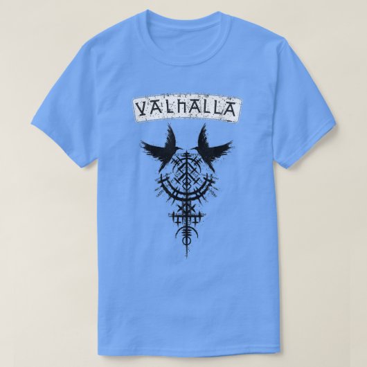 Valhalla Warriors Berserker Vikings Odin Ragnar 13 T-shirt (Design voorkant)